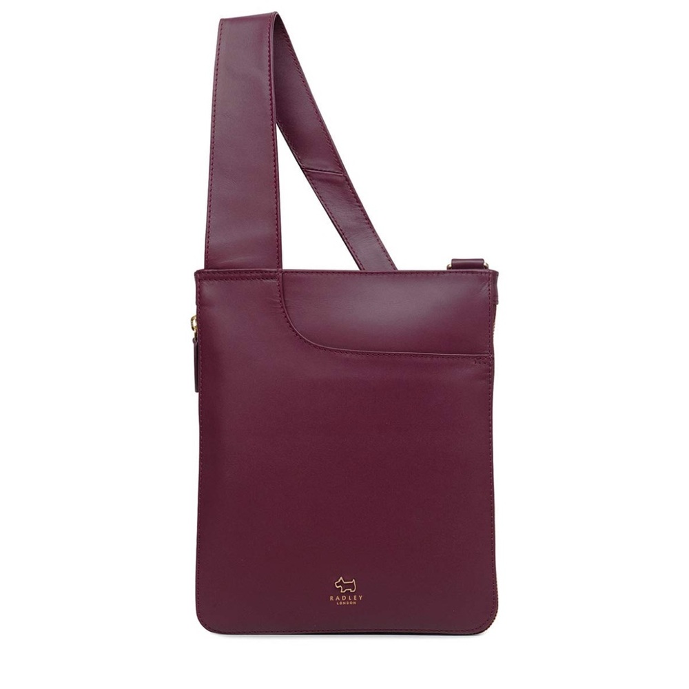 Radley London
Women's Pockets Medium Leather Ziptop Crossbody Bag Burgundy